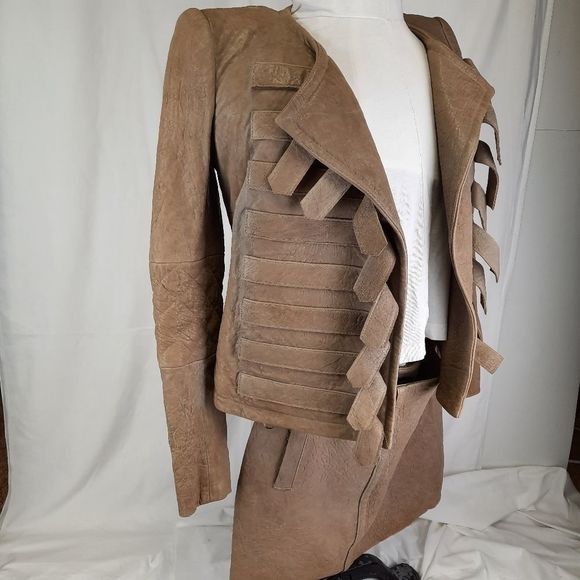 COPY - Camilla and Marc leather skirt suit blazer jacket style coordinates outf… - Picture 6 of 16